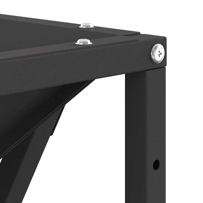 Focolare Nero 80 x 80 x 40 cm Acciaio laminato a freddo 858994