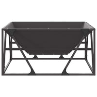 Focolare Nero 80 x 80 x 40 cm Acciaio laminato a freddo 858994