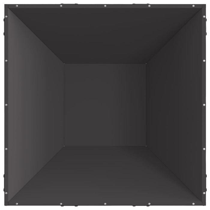 Focolare Nero 80 x 80 x 40 cm Acciaio laminato a freddo 858994