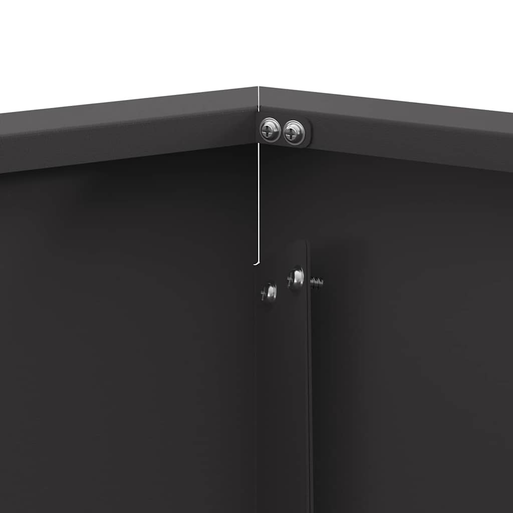 Focolare Nero 75 x 75 x 28 cm Acciaio laminato a freddo 858996