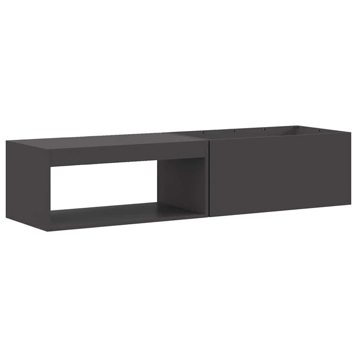 Focolare Nero 160 x 45 x 35 cm Acciaio laminato a freddo 859002