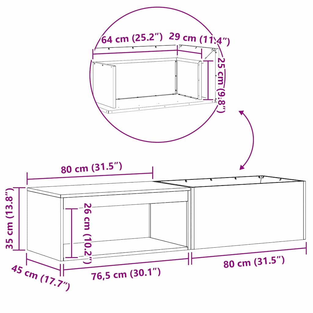 Focolare Nero 160 x 45 x 35 cm Acciaio laminato a freddo 859002