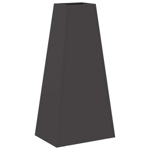 Focolare Nero 50 x 35 x 100 cm Acciaio 859004