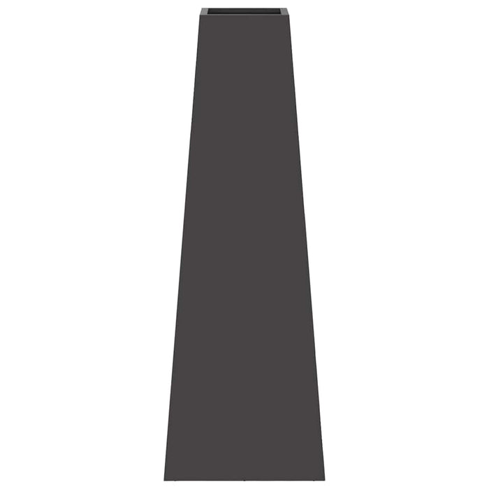 Focolare Nero 50 x 35 x 100 cm Acciaio 859004