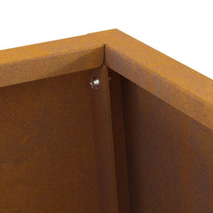 Focolare Marrone 50 x 35 x 100 cm acciaio corten 859005