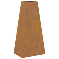 Focolare Marrone 50 x 35 x 100 cm acciaio corten 859005