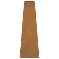 Focolare Marrone 50 x 35 x 100 cm acciaio corten 859005