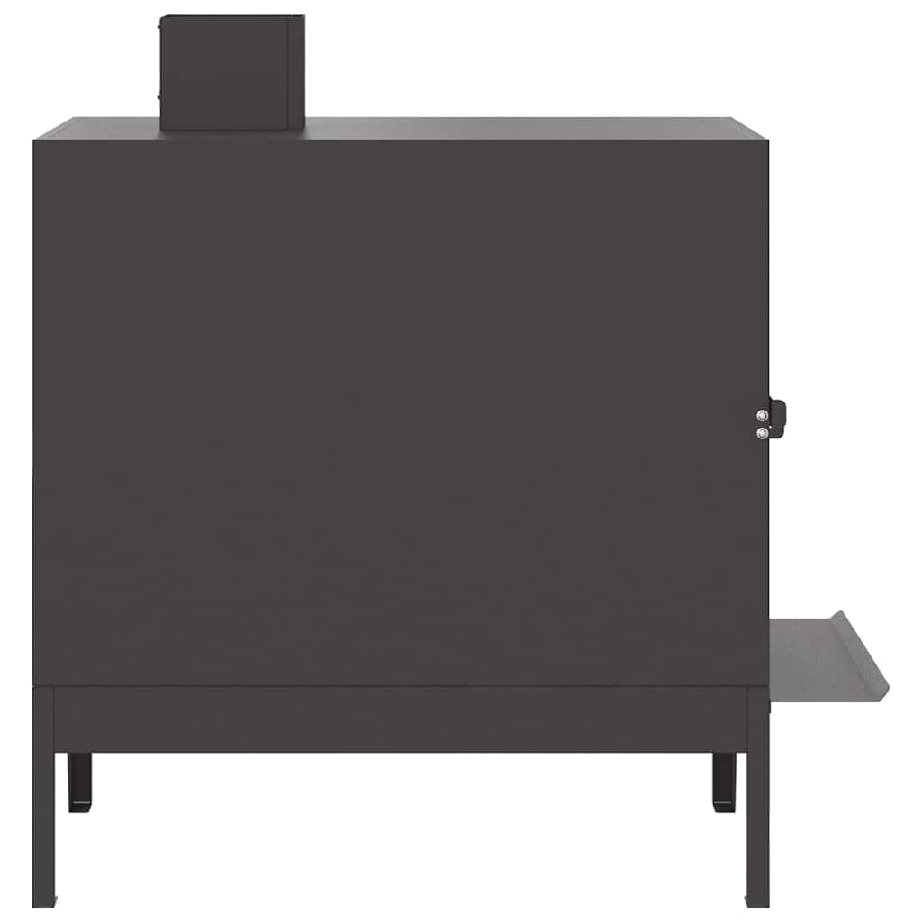 Stufa da campeggio Nero 35 x 50 x 60 cm Acciaio 859840