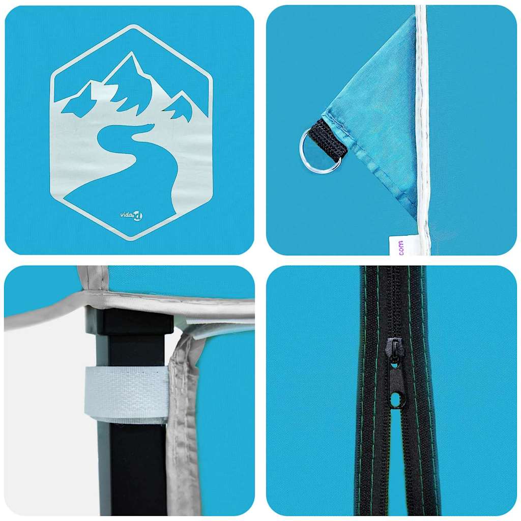 Tenda Aggiuntiva Pop-Up Blu 250 x 250 cm Tessuto 42007380