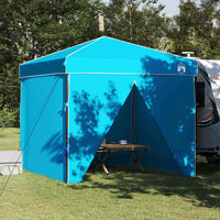 vidaXL Tenda Aggiuntiva Pop-Up Blu 250 x 250 cm Tessuto