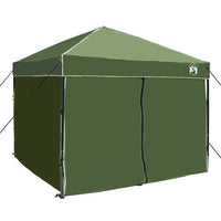 vidaXL Tenda Aggiuntiva Pop-Up Verde 250 x 250 cm Tessuto