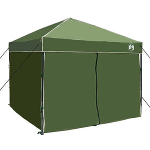 vidaXL Tenda Aggiuntiva Pop-Up Verde 250 x 250 cm Tessuto