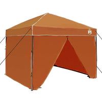 vidaXL Tenda Aggiuntiva Pop-Up Arancione 250 x 250 cm Tessuto