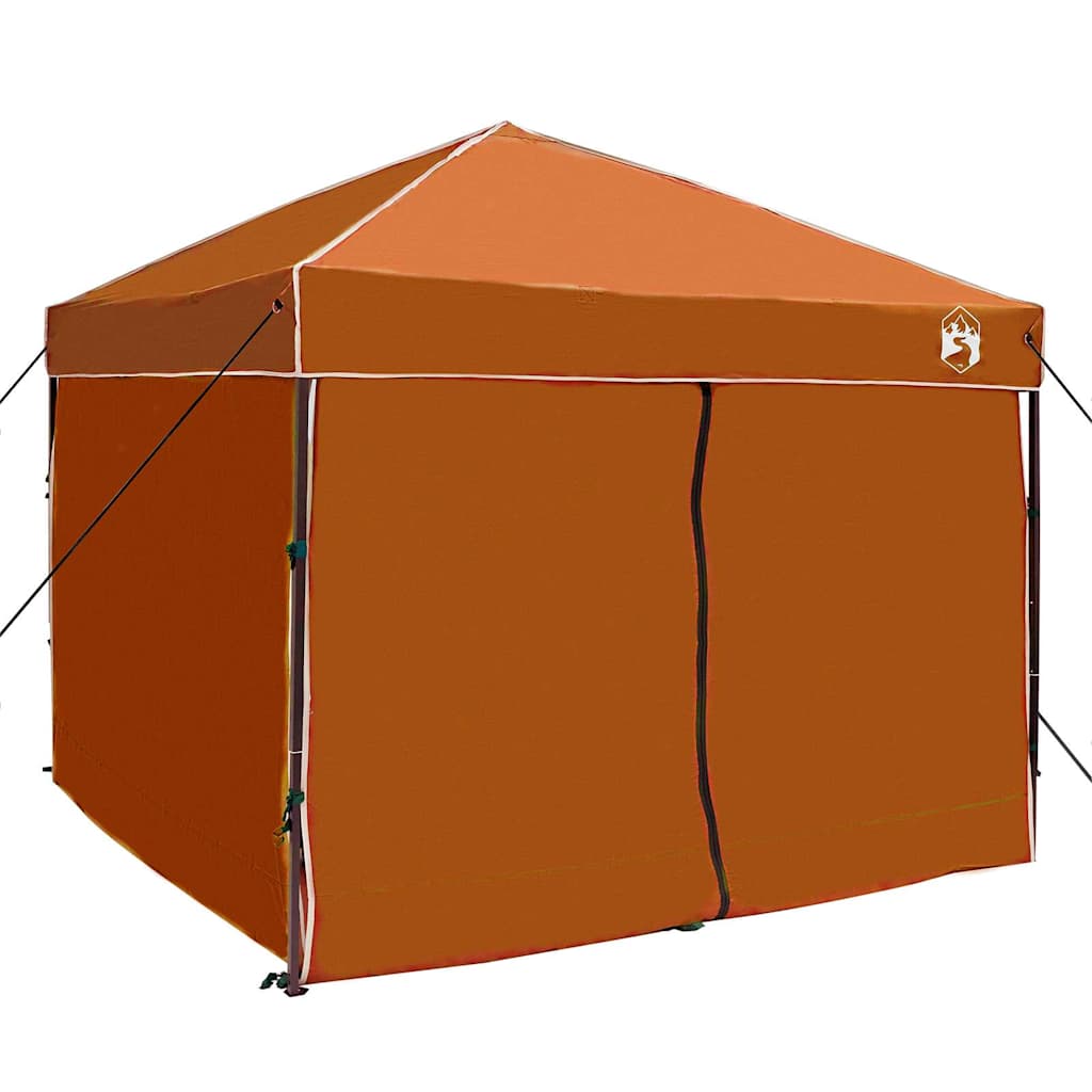 vidaXL Tenda Aggiuntiva Pop-Up Arancione 250 x 250 cm Tessuto