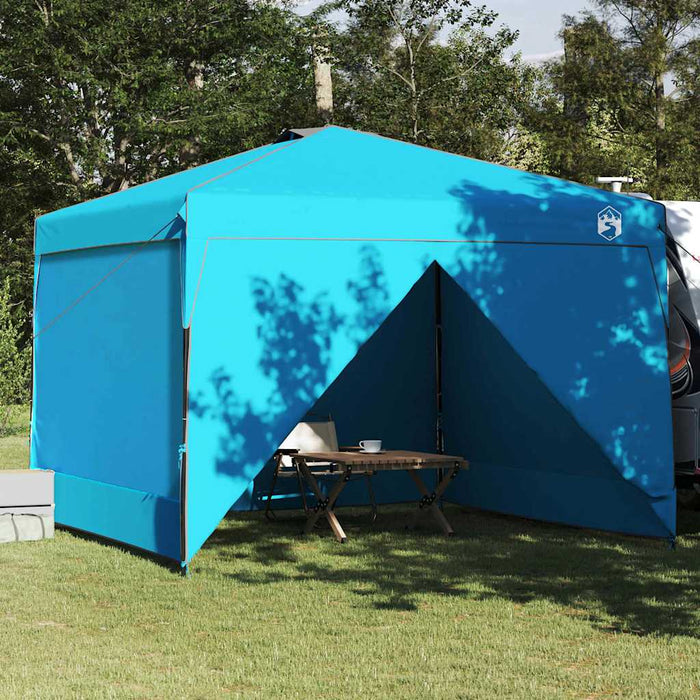 Tenda Aggiuntiva Pop-Up Blu 300 x 300 cm Tessuto 42007383