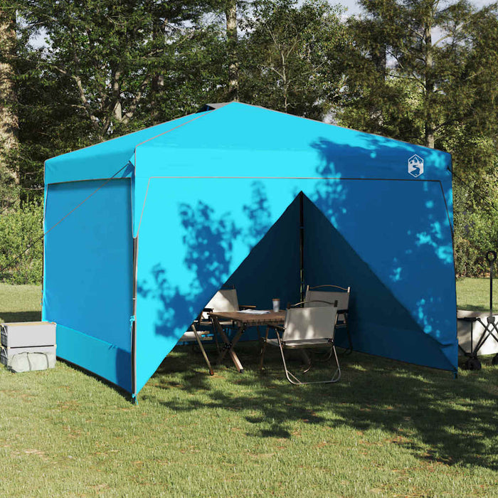 Tenda Aggiuntiva Pop-Up Blu 300 x 300 cm Tessuto 42007383