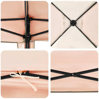 Tenda Aggiuntiva Pop-Up Arancione 300 x 300 cm Tessuto 42007388