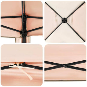 Tenda Aggiuntiva Pop-Up Arancione 300 x 300 cm Tessuto 42007388