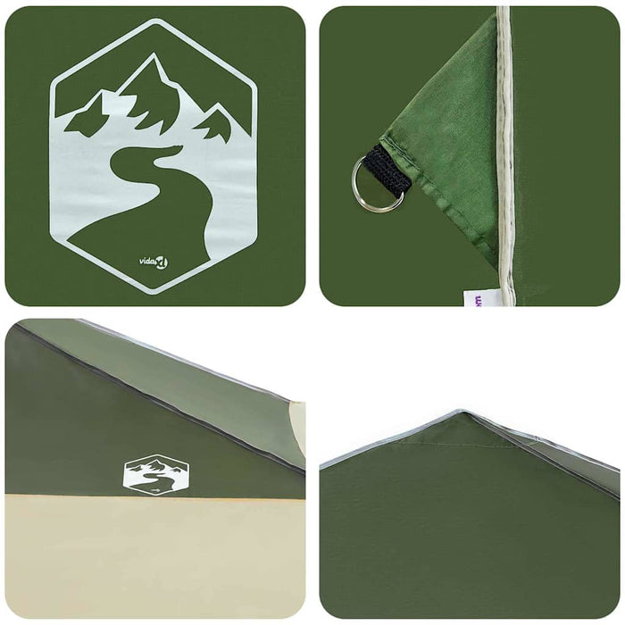 Tenda Aggiuntiva Pop-Up Verde 400 x 400 cm Tessuto 42007390