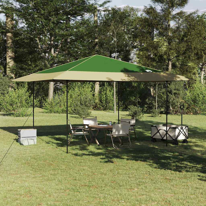 vidaXL Tenda Aggiuntiva Pop-Up Verde 400 x 400 cm Tessuto