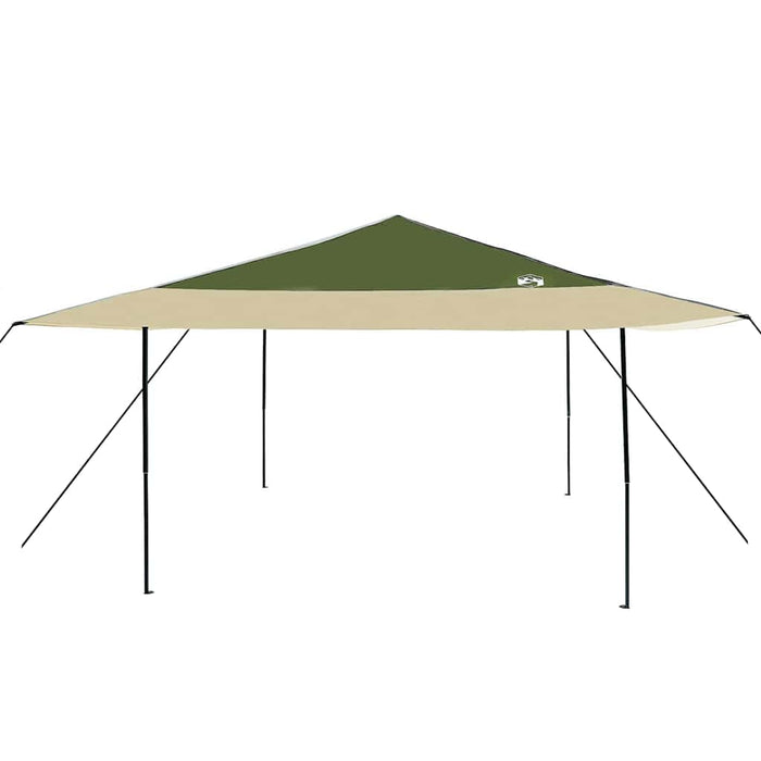 vidaXL Tenda Aggiuntiva Pop-Up Verde 400 x 400 cm Tessuto