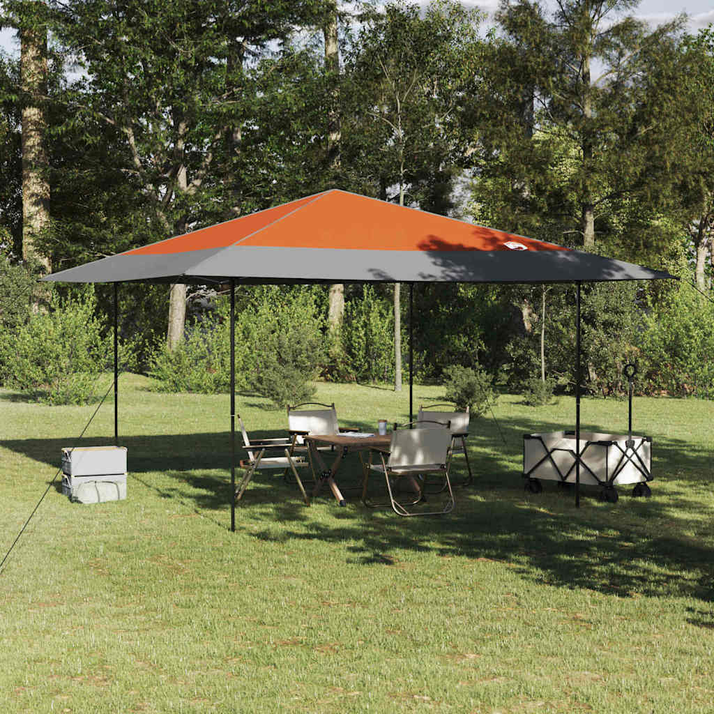 Tenda Aggiuntiva Pop-Up Arancione 400 x 400 cm Tessuto 42007391