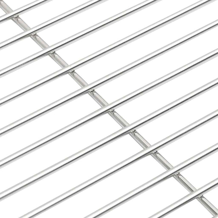 Griglia per barbecue Argento 43 x 43 cm Acciaio inossidabile 42008307