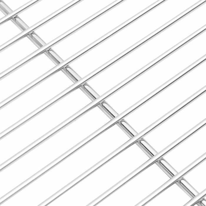 Griglia Argento 40 x 30 cm Acciaio inossidabile 42008310