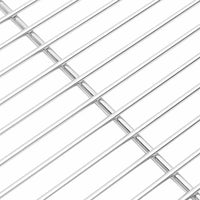 Griglia Argento 40 x 35 cm Acciaio inossidabile 42008311