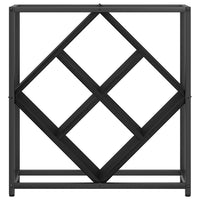 Portabottiglie Rovere nero 51 x 18 x 52.5 cm Legno multistrato 868219