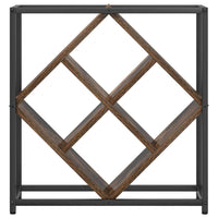 Portabottiglie Rovere fumo 51 x 18 x 52.5 cm Legno multistrato 868221