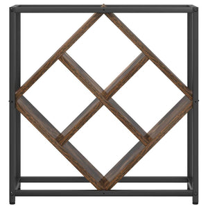 Portabottiglie Rovere fumo 51 x 18 x 52.5 cm Legno multistrato 868221