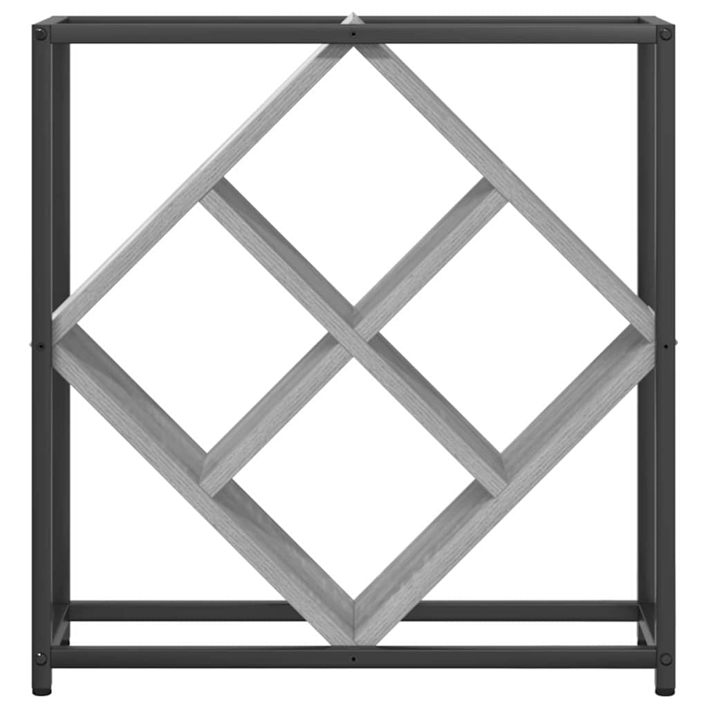 Portabottiglie Grigio 51 x 18 x 52.5 cm Legno multistrato 868222