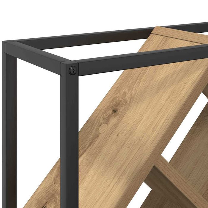 Portabottiglie rovere artigianale 51 x 18 x 52.5 cm 868224