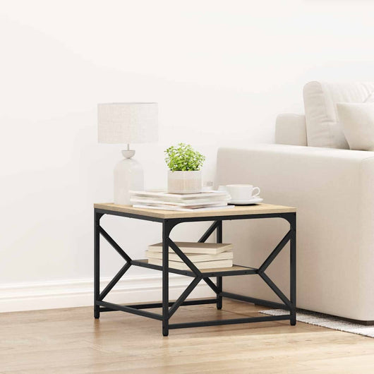 Tavolino da Salotto-Tavolino da soggiorno-Tavolo Rovere Sonoma 51 x 50 x 40 cm