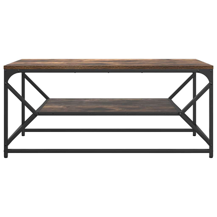 Tavolino da salotto Rovere fumo 90 x 50 x 40 cm 868233