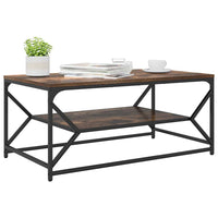 Tavolino da salotto Rovere fumo 90 x 50 x 40 cm 868233