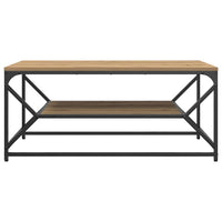 Tavolino da Salotto-Tavolino da soggiorno-Tavolo Rovere artigianale 90 x 50 x 40 cm