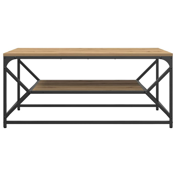 Tavolino da Salotto-Tavolino da soggiorno-Tavolo Rovere artigianale 90 x 50 x 40 cm