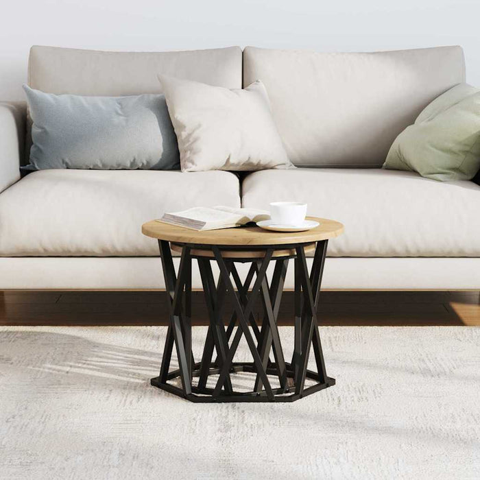 Tavolo laterale 2 pcs rovere artigianale 50 x 50 x 40 cm 868248