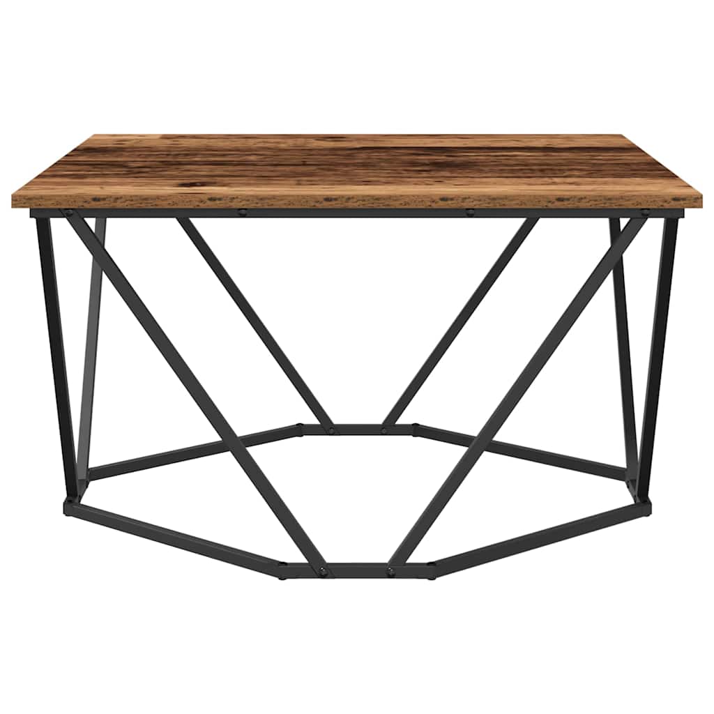 Tavolino da Salotto-Tavolino da soggiorno-Tavolo Legno vecchio 80 x 80 x 45 cm