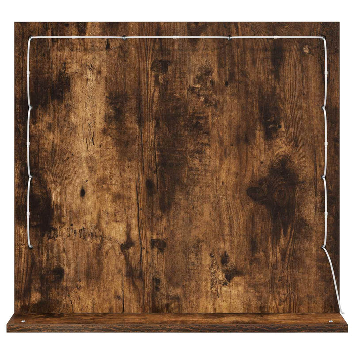 Specchio da Vanità con specchio Rovere fumé 60 x 55 x 18 cm 868289