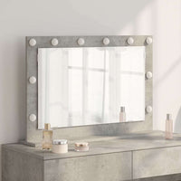 Specchio da Vanit¨¤-Specchio da Trucco Grigio cemento 80 x 55 x 18 cm