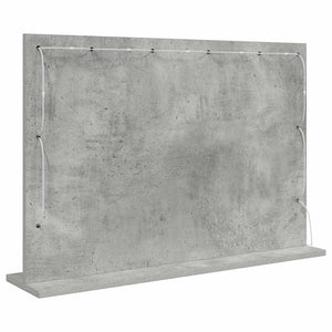 Specchio da Vanit¨¤-Specchio da Trucco Grigio cemento 80 x 55 x 18 cm