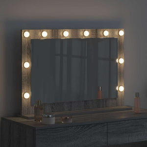 Specchio da Vanit¨¤-Specchio da Trucco Grigio Sonoma 80 x 55 x 18 cm