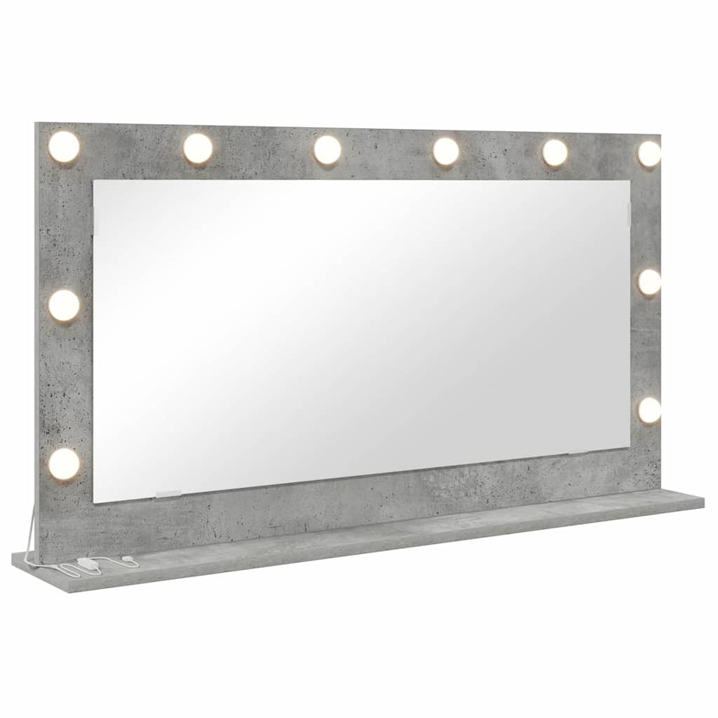 Specchio da Vanit¨¤-Specchio da Trucco Grigio cemento 100 x 55 x 18 cm