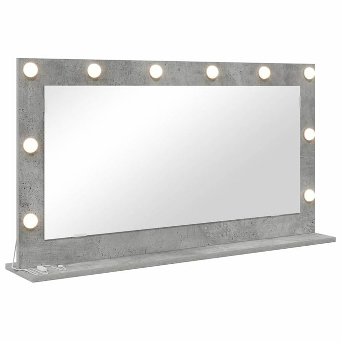Specchio da Vanit¨¤-Specchio da Trucco Grigio cemento 100 x 55 x 18 cm