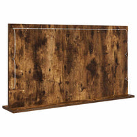 Specchio da Vanit¨¤-Specchio da Trucco Rovere fum¨¦ 100 x 55 x 18 cm