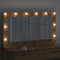 Specchio da Vanità Rovere artigianale 100 x 55 x 18 cm 868308