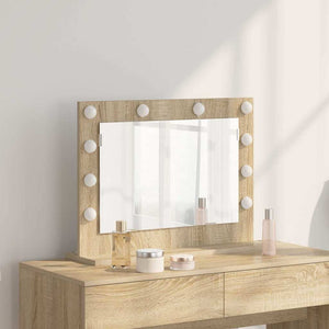 Specchio da Vanit¨¤-Specchio da Trucco Rovere Sonoma 60 x 45 x 18 cm